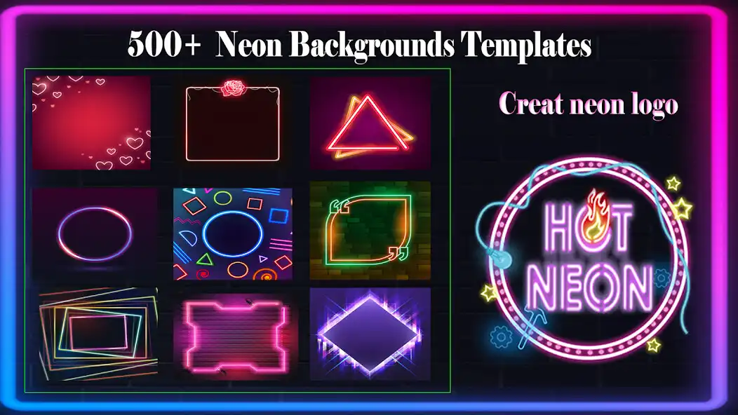 Play Neon Logo Maker - Neon Creator  and enjoy Neon Logo Maker - Neon Creator with UptoPlay