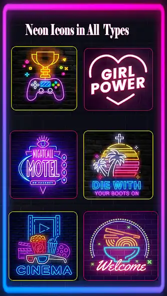 Play Neon Logo Maker - Neon Creator as an online game Neon Logo Maker - Neon Creator with UptoPlay