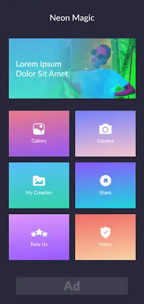 Play Neon Magic Photo Editor as an online game Neon Magic Photo Editor with UptoPlay