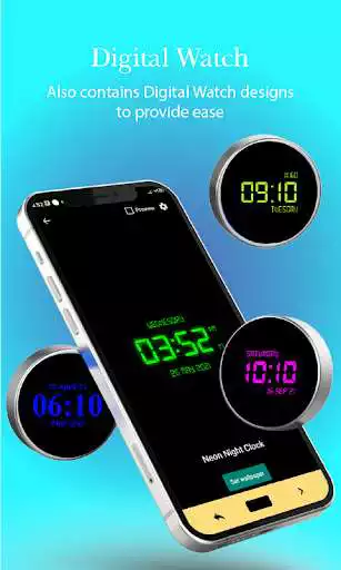 Play Neon Night Clock Live Wallpaper 2021-3D wallpaper  and enjoy Neon Night Clock Live Wallpaper 2021-3D wallpaper with UptoPlay
