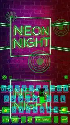 Play Neon Night Kika Keyboard Theme