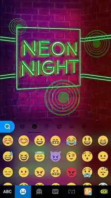 Play Neon Night Kika Keyboard Theme