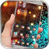 Free play online Neon Night Raindrop Theme APK