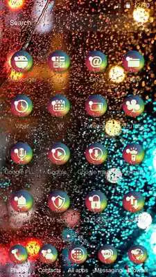 Play Neon Night Raindrop Theme Play Neon Night Raindrop Theme