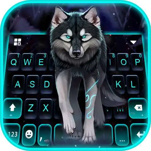 Play Neon Night Wolf Keyboard Background APK Play Neon Night Wolf Keyboard Background APK