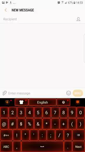 Play Neon Orange Keyboard as an online game Neon Orange Keyboard with UptoPlay