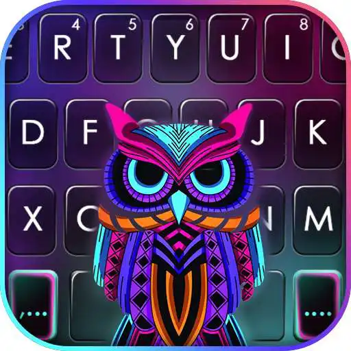 Play Neon Owl Keyboard Background APK Play Neon Owl Keyboard Background APK