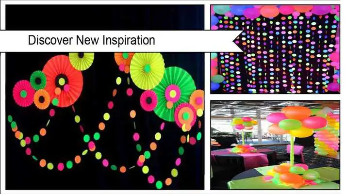 Play Neon Party Decoration Ideas