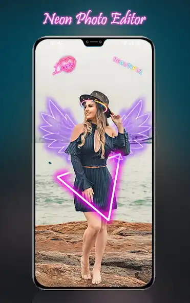 Play Neon Photo editor : Neon Light Effects as an online game Neon Photo editor : Neon Light Effects with UptoPlay