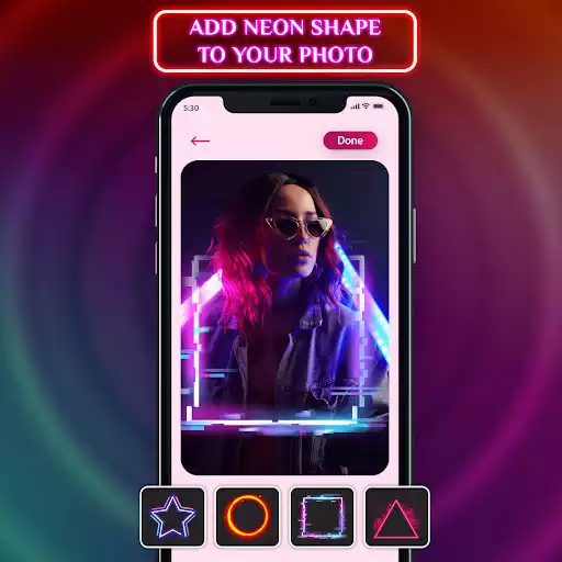 Play Neon photo editor  and enjoy Neon photo editor with UptoPlay