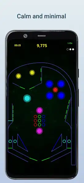 Play Neon Pinball : Relaxing  and enjoy Neon Pinball : Relaxing with UptoPlay
