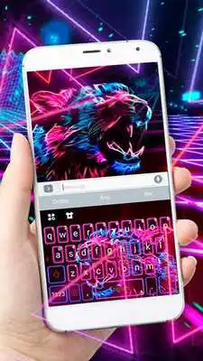 Play Neon Pink Blue Leopard