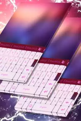 Play Neon Pink Keyboard Theme
