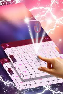 Play Neon Pink Keyboard Theme