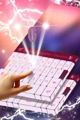 Play Neon Pink Keyboard Theme