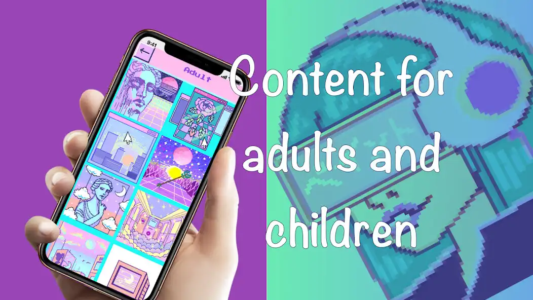 Play Neon Pixel Art  and enjoy Neon Pixel Art with UptoPlay