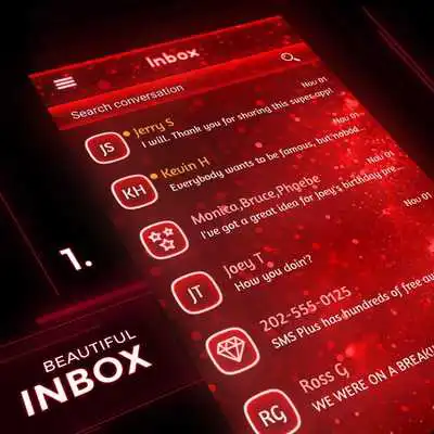 Play Neon Red Glitter SMS Play Neon Red Glitter SMS