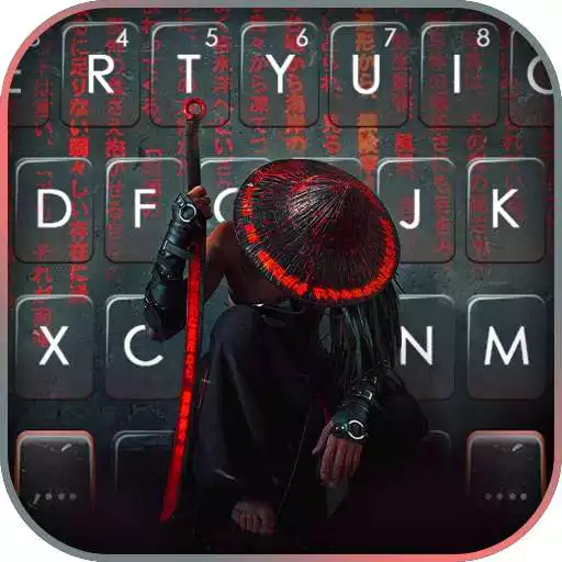 Play Neon Red Samurai Keyboard Background APK Play Neon Red Samurai Keyboard Background APK