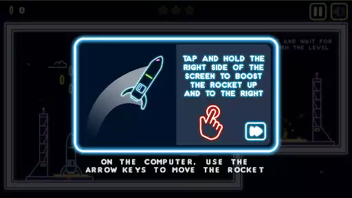 Play Neon Rocket as an online game Neon Rocket with UptoPlay