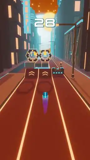 Play Neon Roller as an online game Neon Roller with UptoPlay