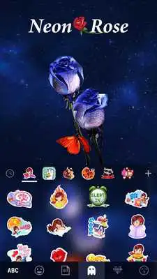 Play Neon Rose Theme for iKeyboard