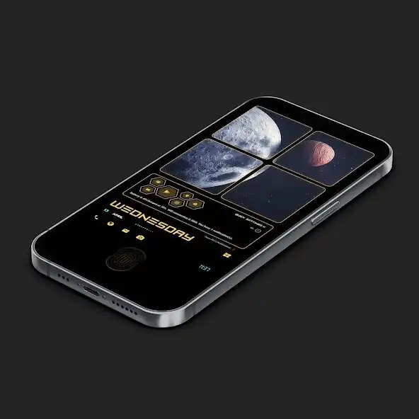 Play Neon Space Theme for KLWP  and enjoy Neon Space Theme for KLWP with UptoPlay