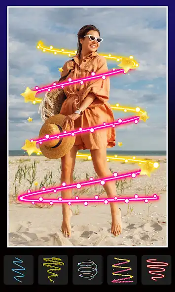 Play Neon Spiral Line Photo Editor  and enjoy Neon Spiral Line Photo Editor with UptoPlay