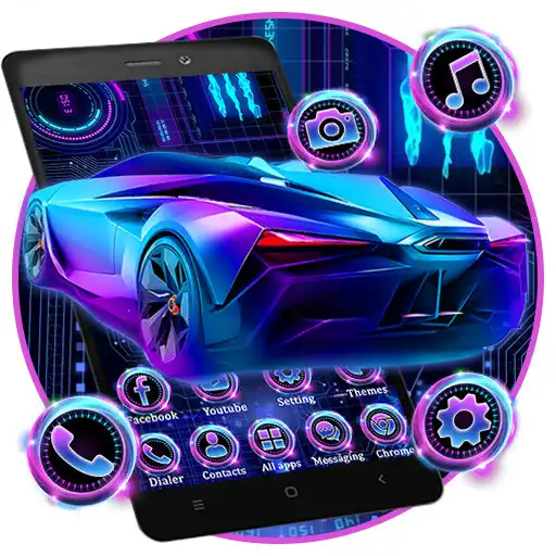 Play Neon Sports Car Themes HD Wallpapers APK