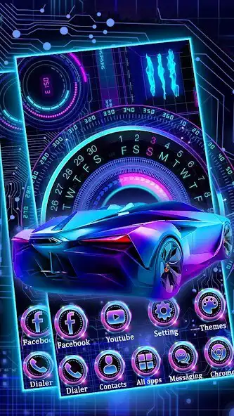 Play Neon Sports Car Themes HD Wallpapers  and enjoy Neon Sports Car Themes HD Wallpapers with UptoPlay