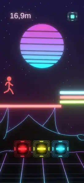 Play Neon Stickman Draw Runner  and enjoy Neon Stickman Draw Runner with UptoPlay