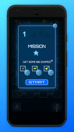 Play Neon Swipe Match 3 Game as an online game Neon Swipe Match 3 Game with UptoPlay