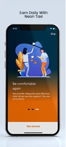 Play NeonTaxi Driver as an online game NeonTaxi Driver with UptoPlay