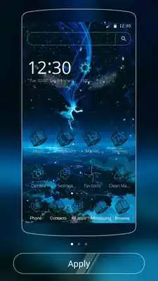 Play Neon Tech Blue Earth Theme