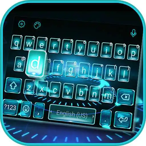 Play Neon Technology Keyboard Theme APK
