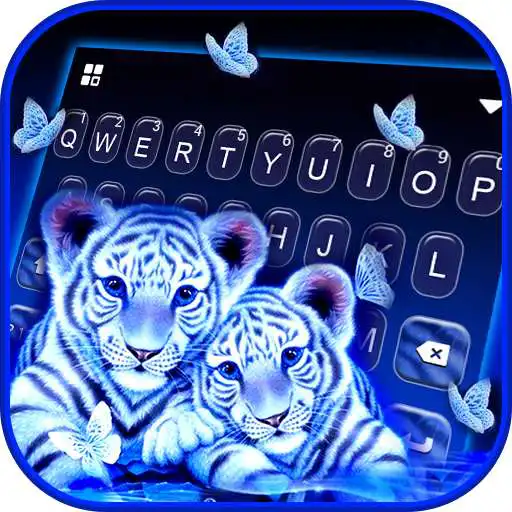 Play Neon Tiger Cubs Keyboard Background APK Play Neon Tiger Cubs Keyboard Background APK