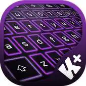 Free play online Neon Violet Keyboard APK