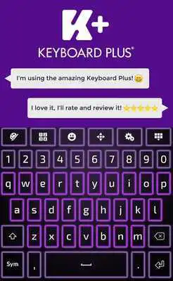 Play Neon Violet Keyboard