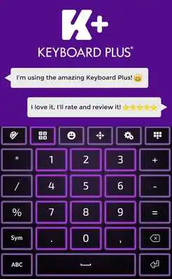 Play Neon Violet Keyboard