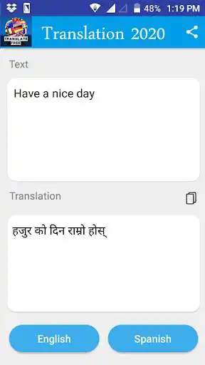 Play Nepali - English Translator 2021 as an online game Nepali - English Translator 2021 with UptoPlay