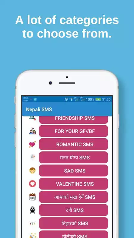 Play Nepali SMS, Jokes and Status