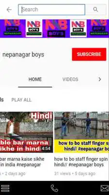Play Nepanagar youtube