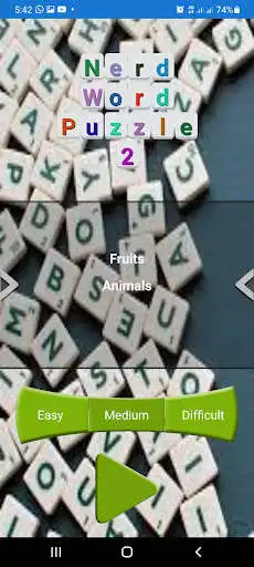 Play Nerd Word Puzzle 2 as an online game Nerd Word Puzzle 2 with UptoPlay