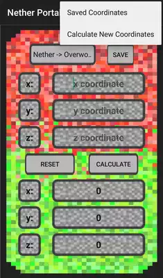 Play Nether Portal Calculator Play Nether Portal Calculator
