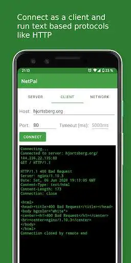 Play NetPal - netcat for Android as an online game NetPal - netcat for Android with UptoPlay