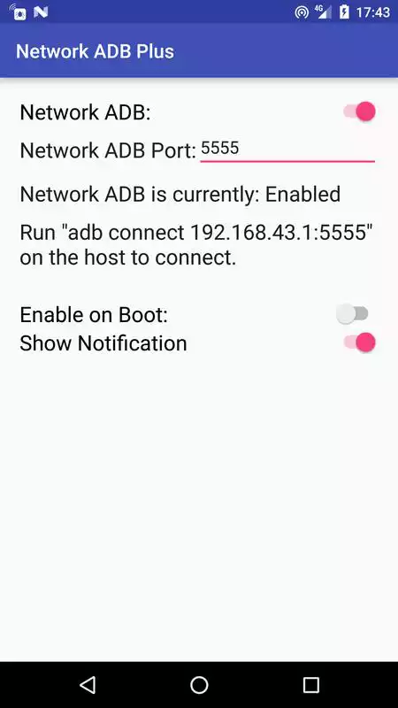 Play Network ADB
