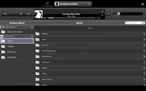 Play Network Audio Remote