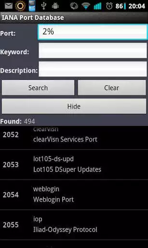 Play Network Port Database