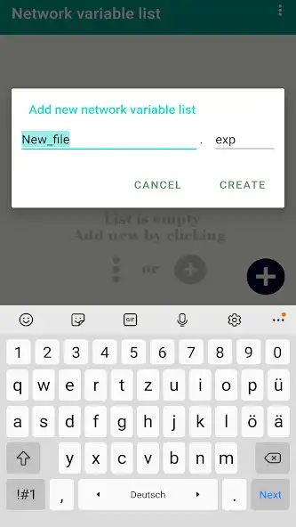 Play Network variable list as an online game Network variable list with UptoPlay