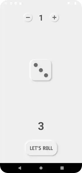 Play Neumorphic Dice Roller  and enjoy Neumorphic Dice Roller with UptoPlay
