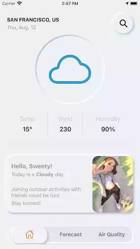 Play neumorphismWeather  and enjoy neumorphismWeather with UptoPlay